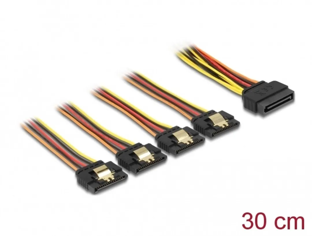 Delock 60157 SATA Voedingskabel 4x