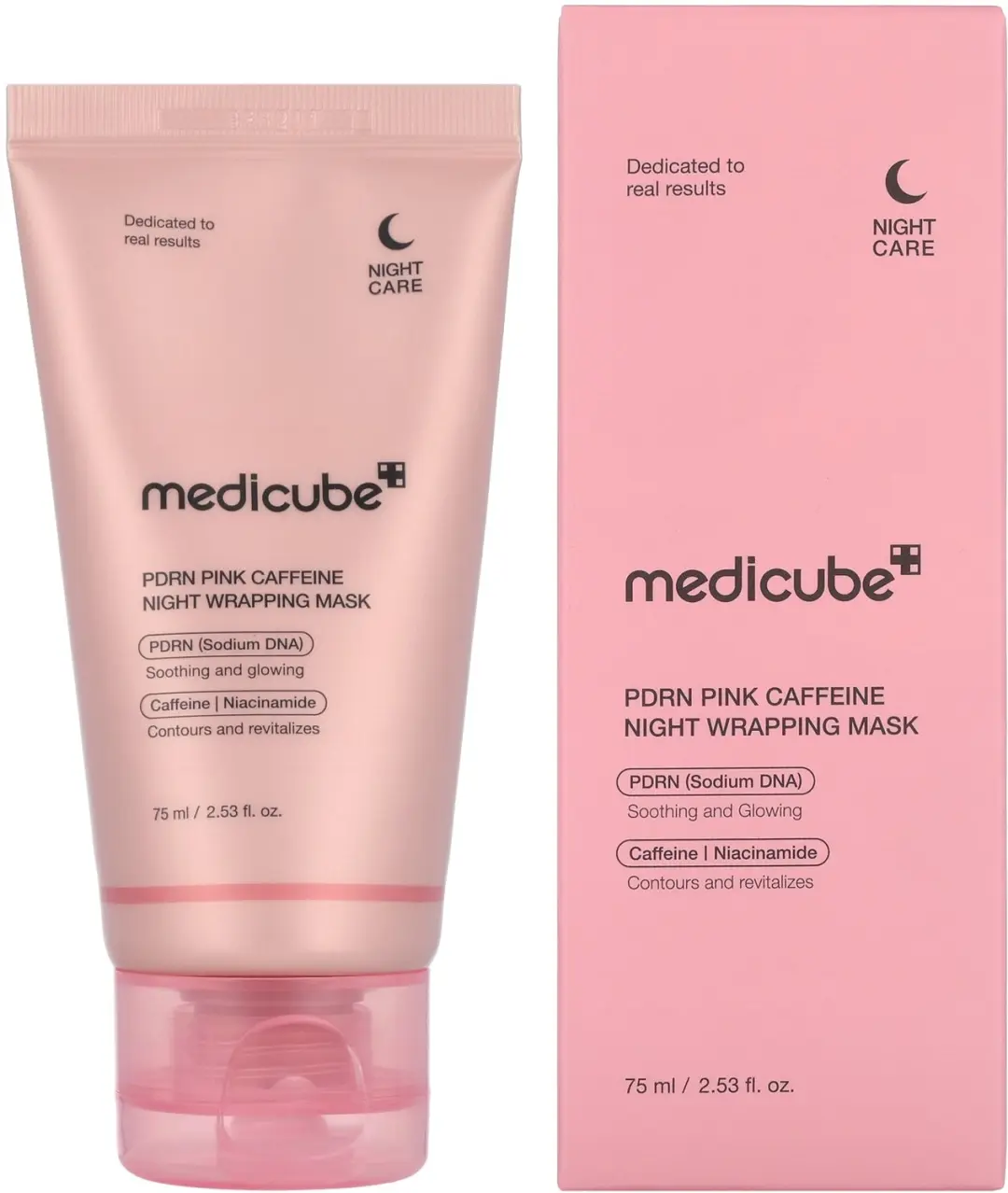 Medicube PDRN Pink Caffeine Night Wrapping Masker