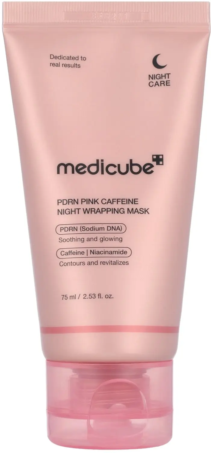 Medicube PDRN Pink Caffeine Night Wrapping Masker - 75ml - afbeelding 2 van 3