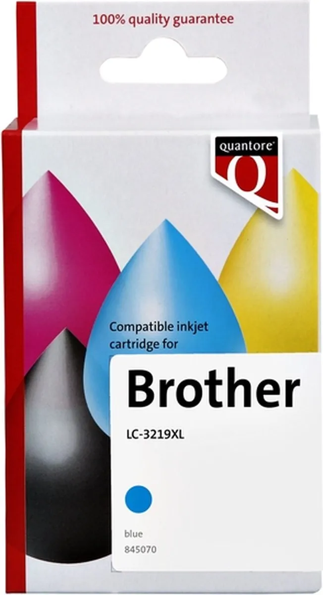 Quantore LC-3219XL Cyaan Inktcartridge - 1 Stuk