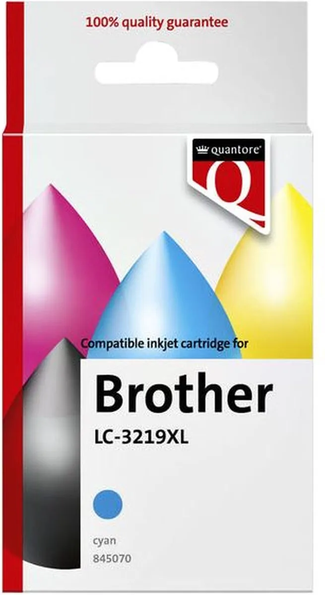 Quantore LC-3219XL Cyaan Inktcartridge - 1 Stuk