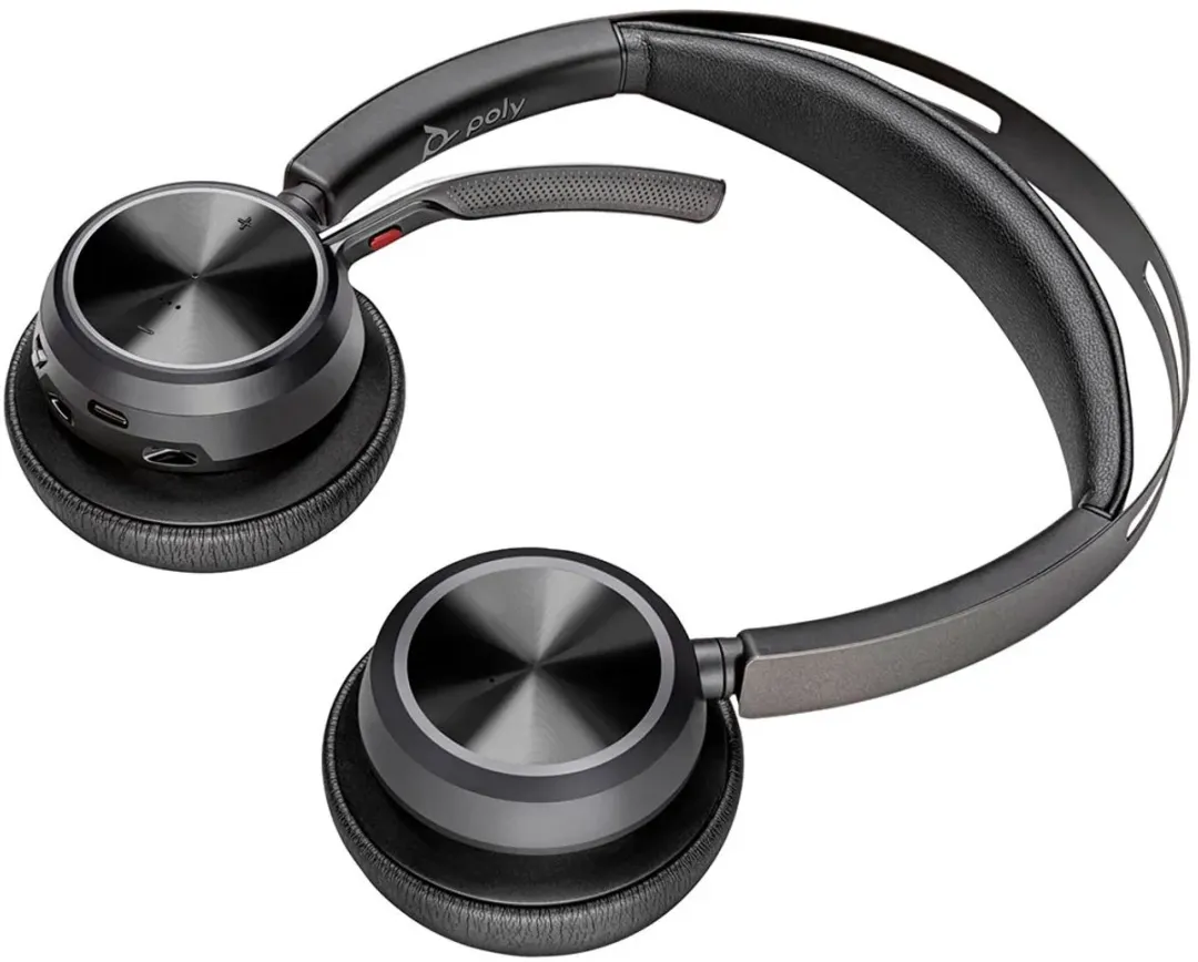 HP Poly Voyager Focus 2 – On-ear headset – Bluetooth – Stereo – Zwart – Noise Cancelling
