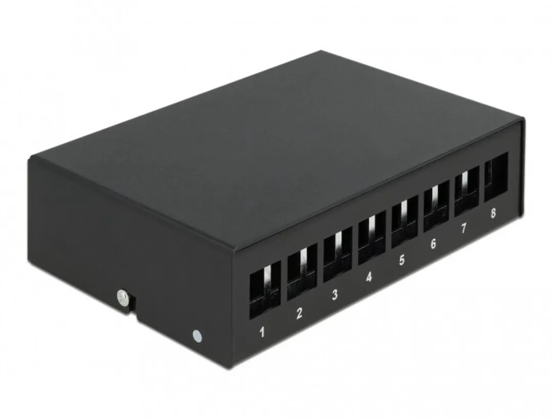 Delock 43413 Keystone Patch Panel 8 Poorten