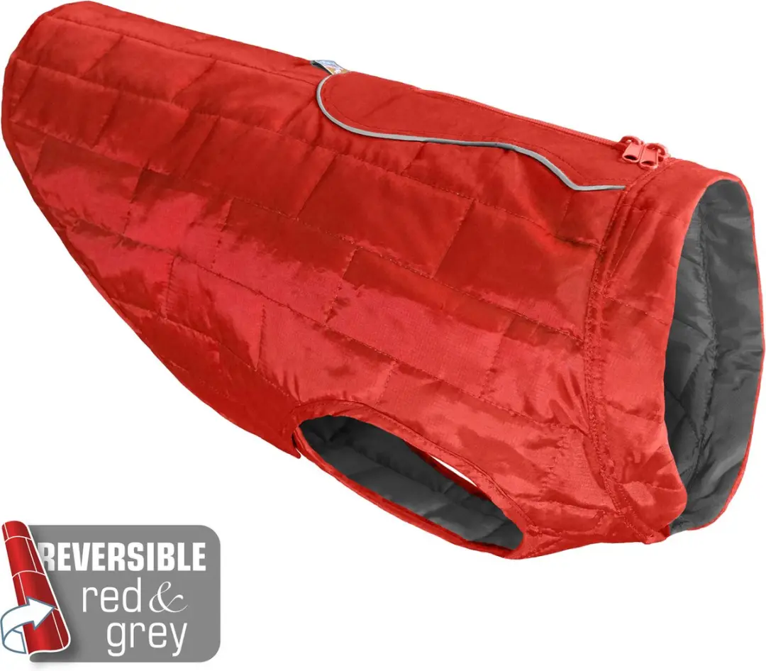 Kurgo Loft Jacket Rood&Antraciet