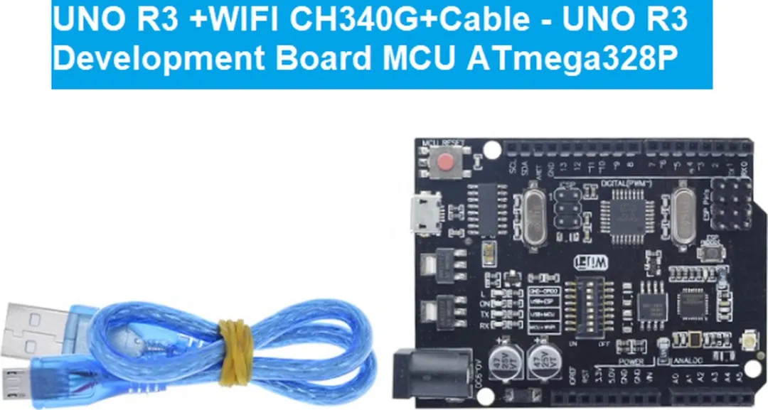 Arduino UNO R3 +WIFI CH340G ESP8266 Development Board