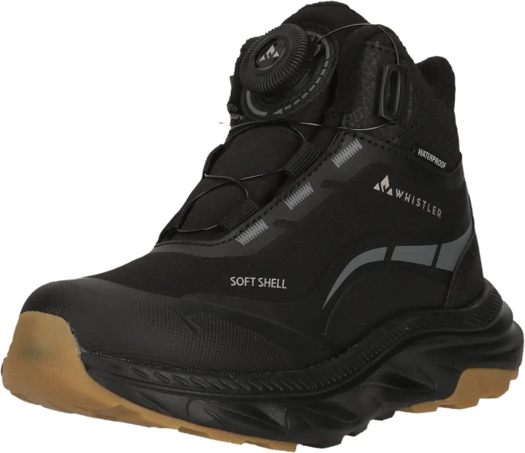 Whistler Tilik Q-lock WP Hoge Sneakers Kinderen - Zwart - afbeelding 6 van 6