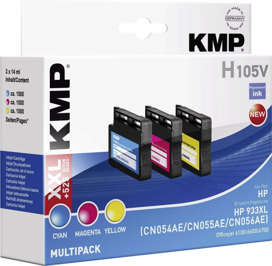 edding Inktcartridge 18-426 Compatibel HP 932XL/933XL - 4 Stuks - afbeelding 3 van 4