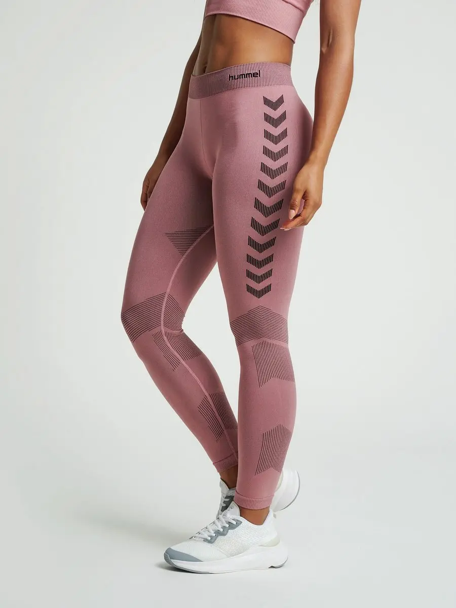Hummel HMLfirst Seamless Training Tight Dames - Dusty Rose - afbeelding 5 van 6
