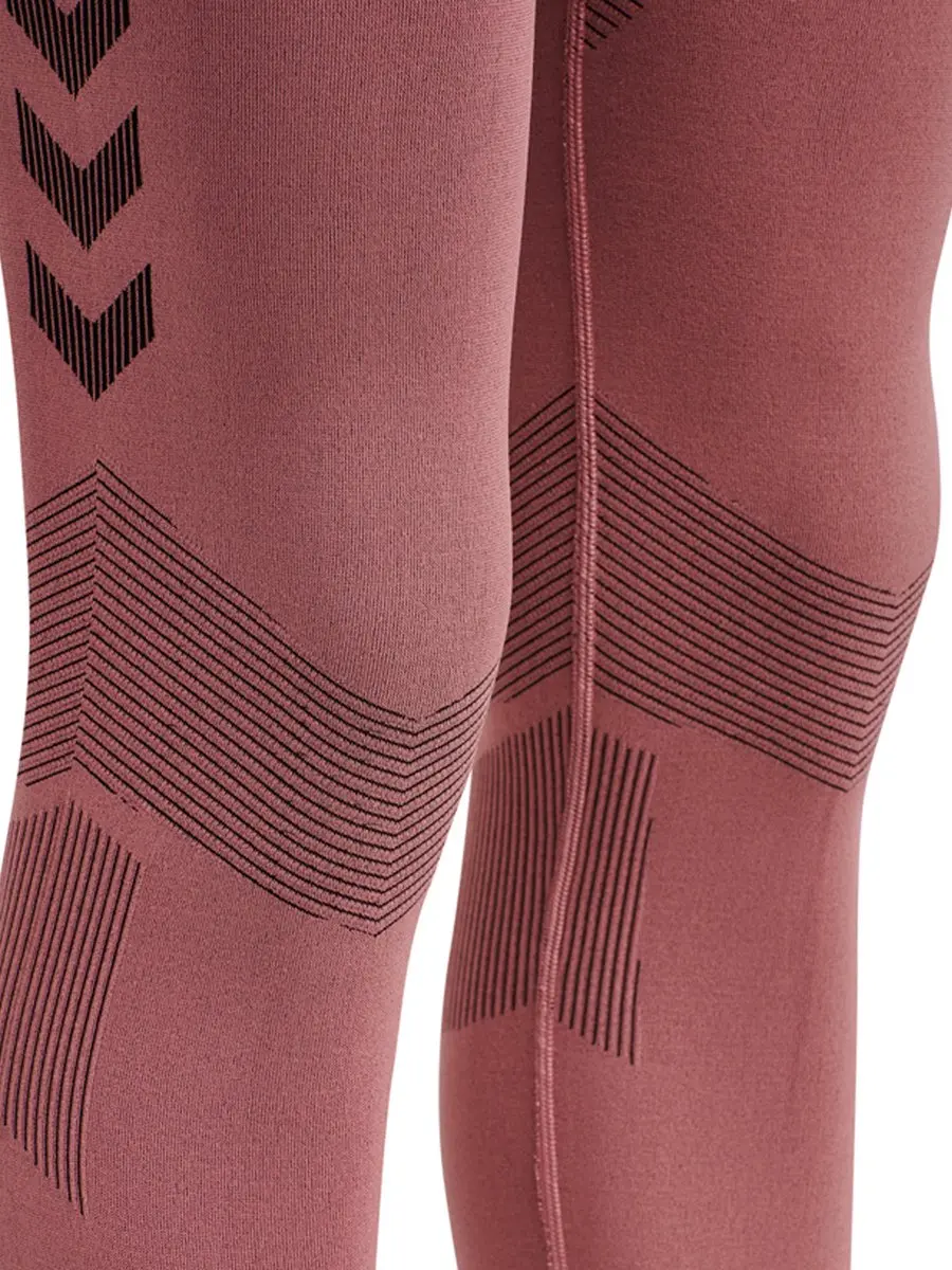 Hummel HMLfirst Seamless Training Tight Dames - Dusty Rose - afbeelding 6 van 6