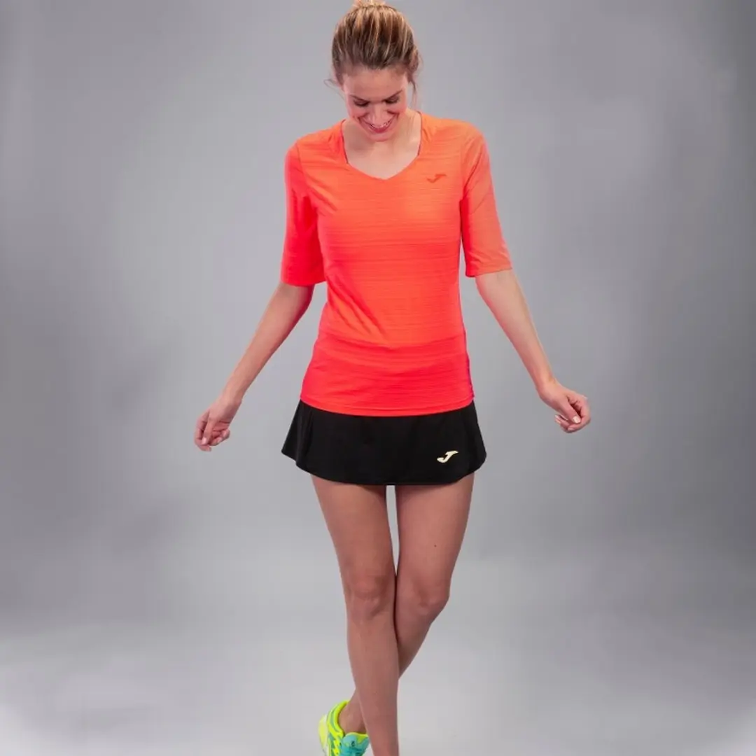 Joma Combi Open II Tennisrok Dames - Zwart - XL - afbeelding 4 van 6