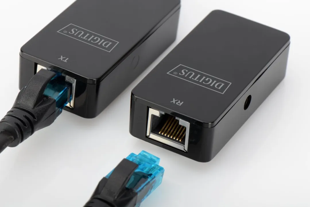 Digitus DA-70141 USB-adapter - 1x USB-A naar 2x RJ45 - Zwart