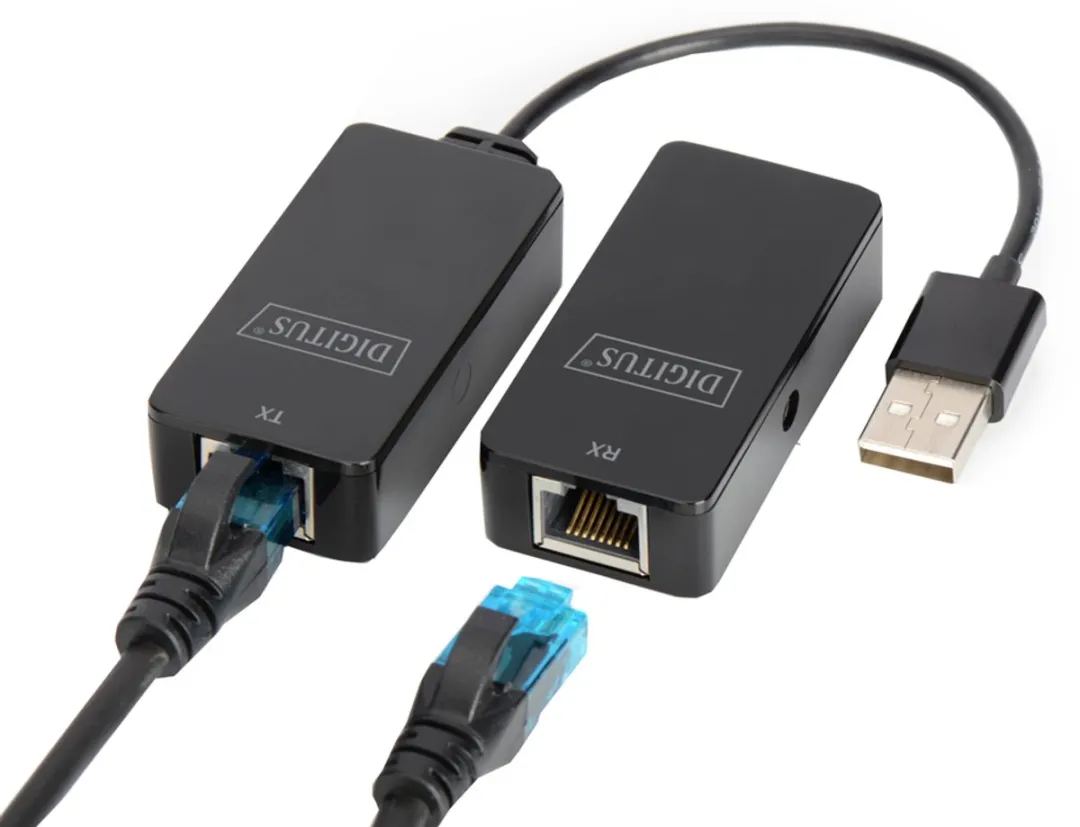 Digitus DA-70141 USB-adapter - 1x USB-A naar 2x RJ45 - Zwart - afbeelding 6 van 6