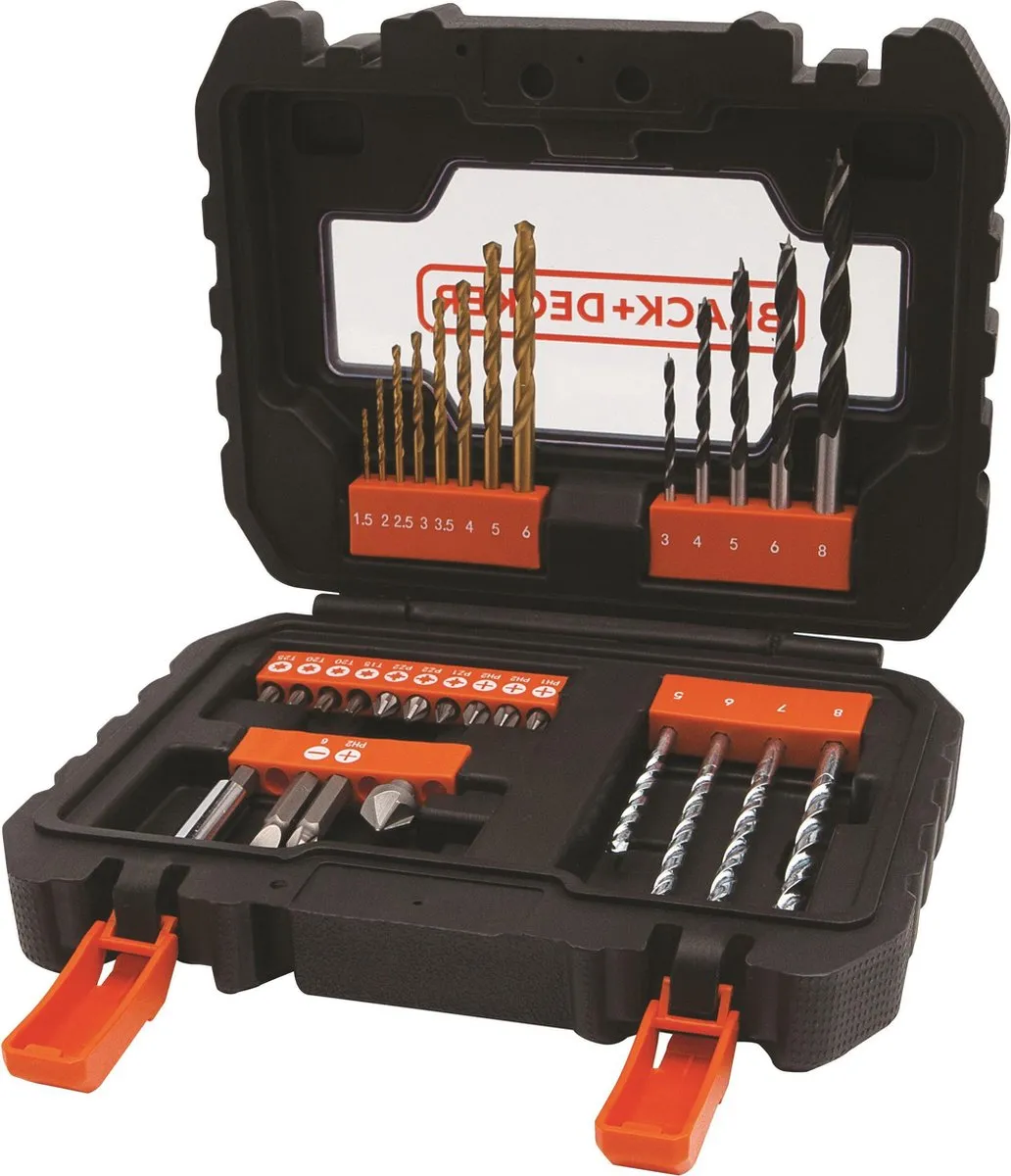 BLACK+DECKER A7233-XJ Schroef/Boorset 50 Stuks