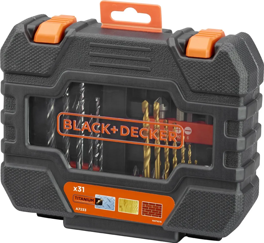 BLACK+DECKER A7233-XJ Schroef/Boorset 50 Stuks