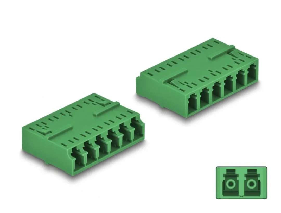 Delock Optical Fiber Coupler HD LC