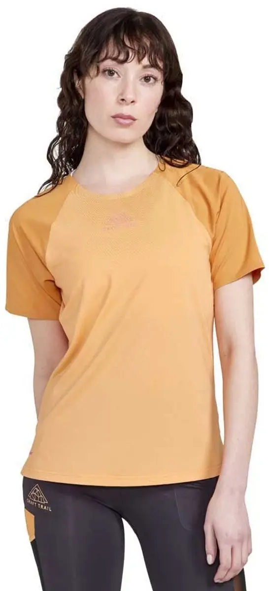 CRAFT PRO TRAIL SS TEE Femme PEACH-DESERT S
