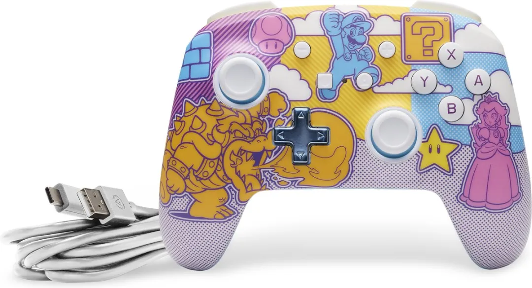 PowerA NSGP0341-01 Draadloze Controller Mushroom Kingdom - 900mAh
