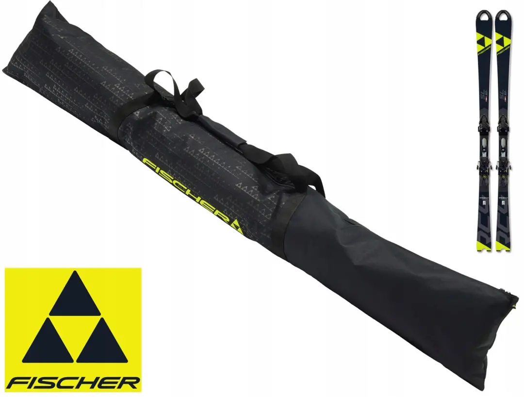 Fischer Skikoffer Alpine Eco 1 Paar 175cm Zwart