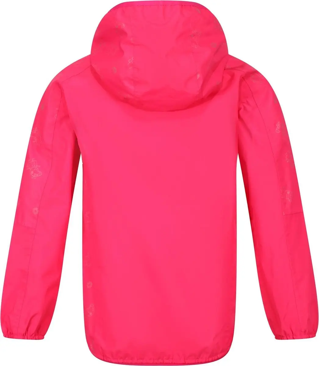 Regatta Peppa Pig ActIVeshell Waterdichte Jas - Roze - 92 - afbeelding 2 van 6
