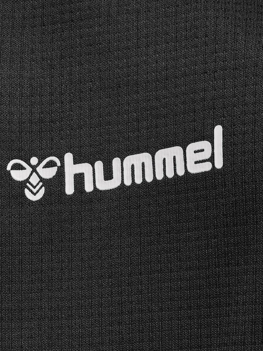 Hummel hmlAUTHENTIC Kids Poly Hoodie - Zwart/Wit - 128 - afbeelding 4 van 6