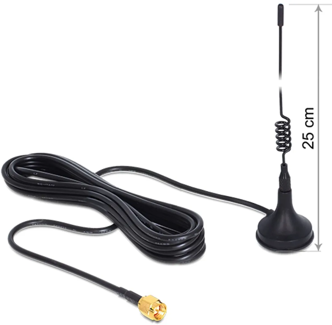 Delock GSM/UMTS Antenne SMA(m) 3dBi
