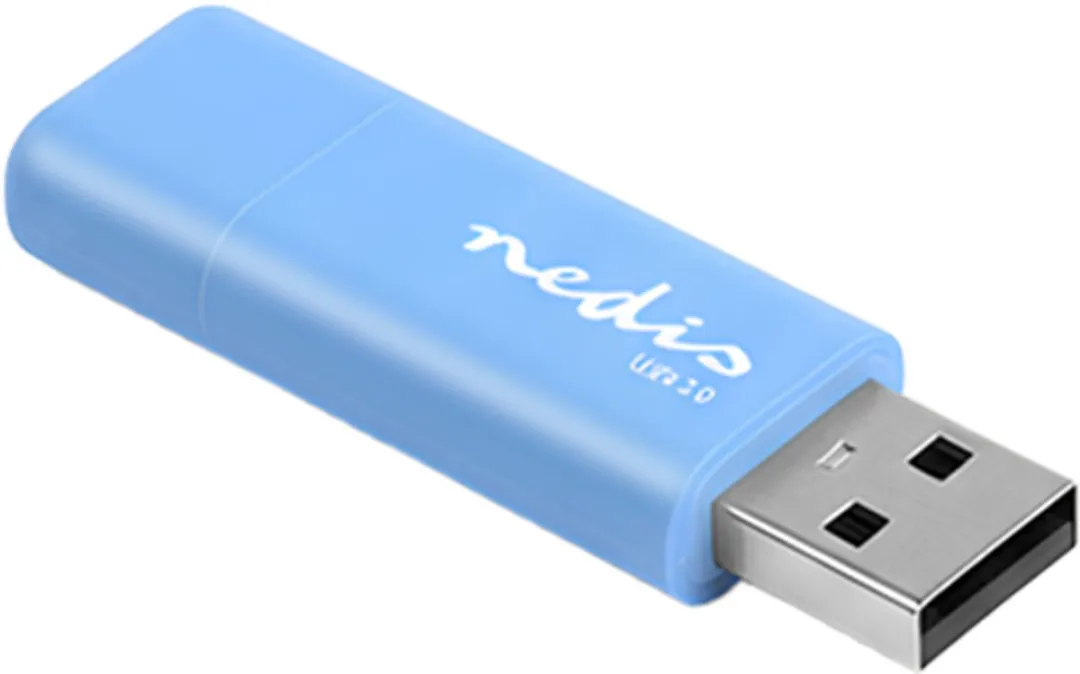Nedis FDRIU232BU USB Flash Drive 32GB - Blauw - afbeelding 6 van 6