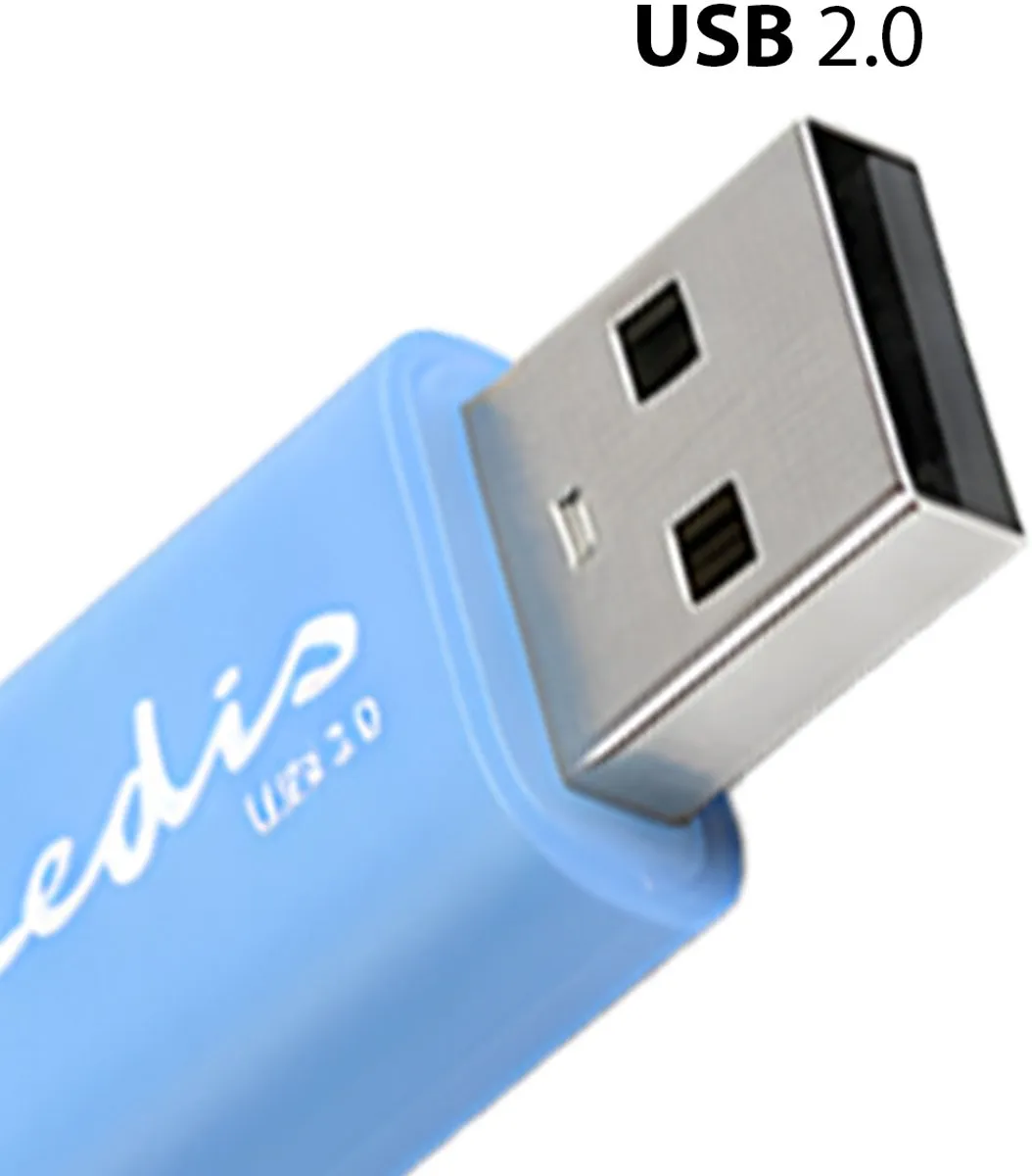 Nedis FDRIU232BU USB Flash Drive 32GB - Blauw