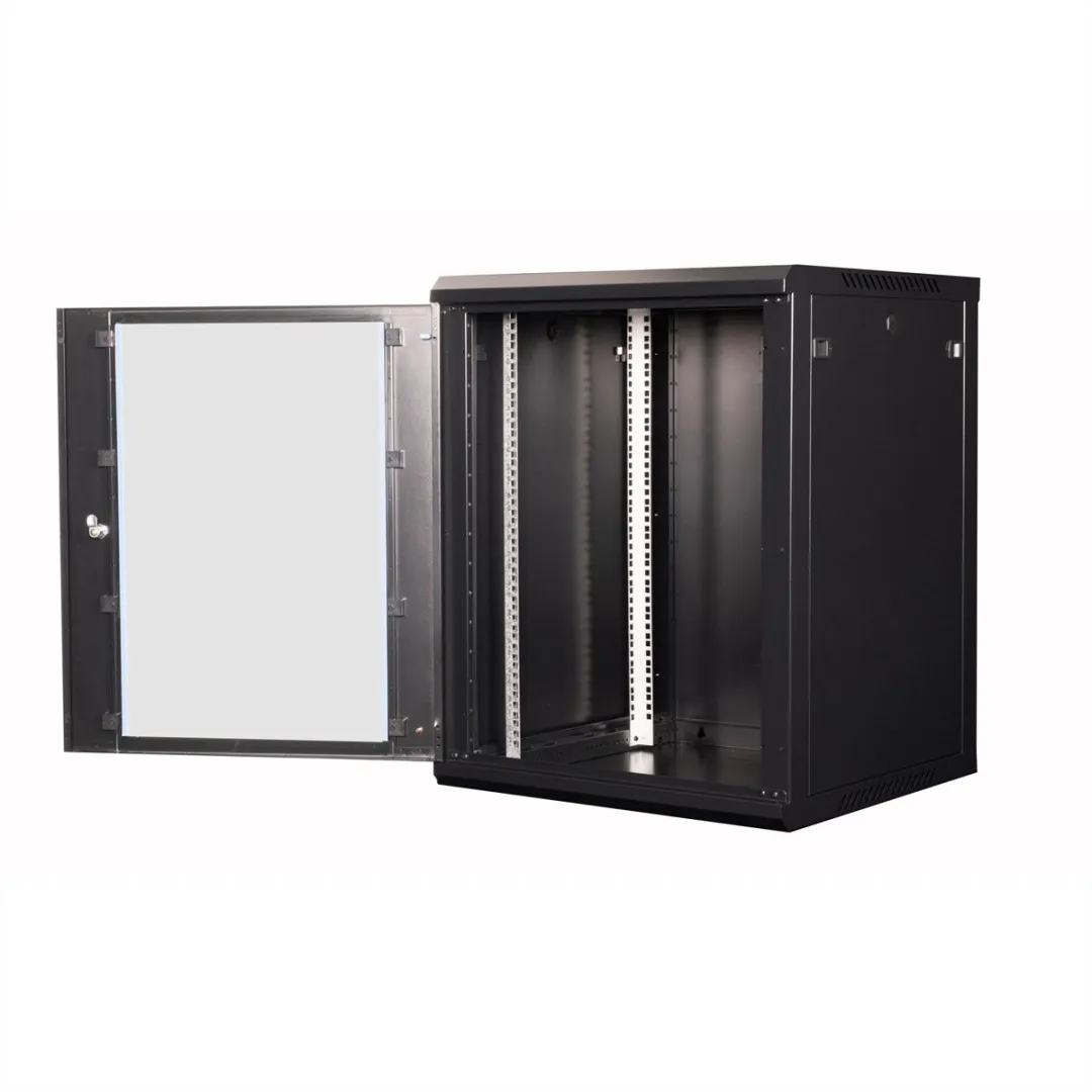 Value 19 inch Wandbehuizing 15HE Bouwpakket - 600x600mm Zwart