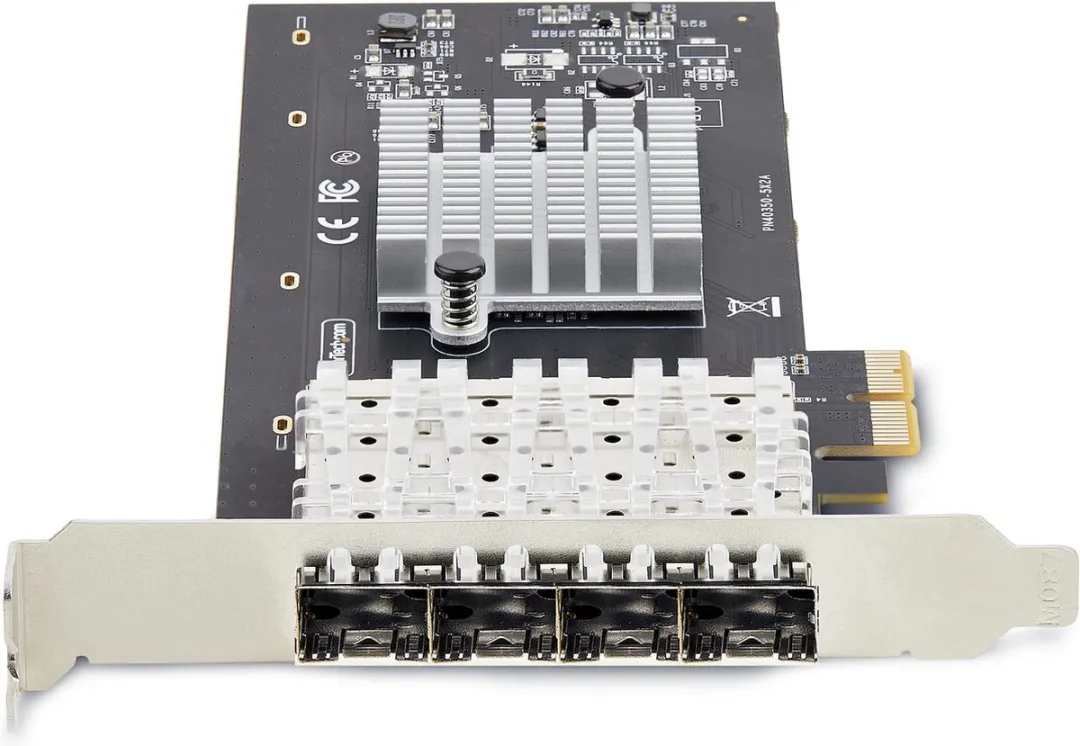 Startech P041GI Quad-Port Gigabit Ethernet Netwerkkaart - Zwart