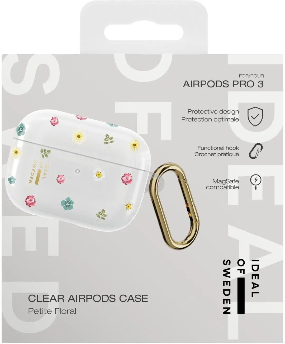 iDeal of Sweden Clear Case voor de Apple AirPods Pro 3 - Petite Floral - afbeelding 4 van 5