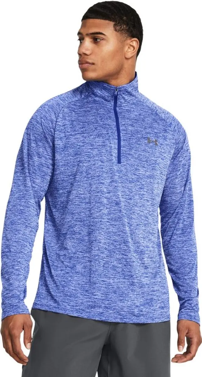 Under Armour Tech 2.0 1/2 Zip T-shirt - Royal - afbeelding 2 van 6