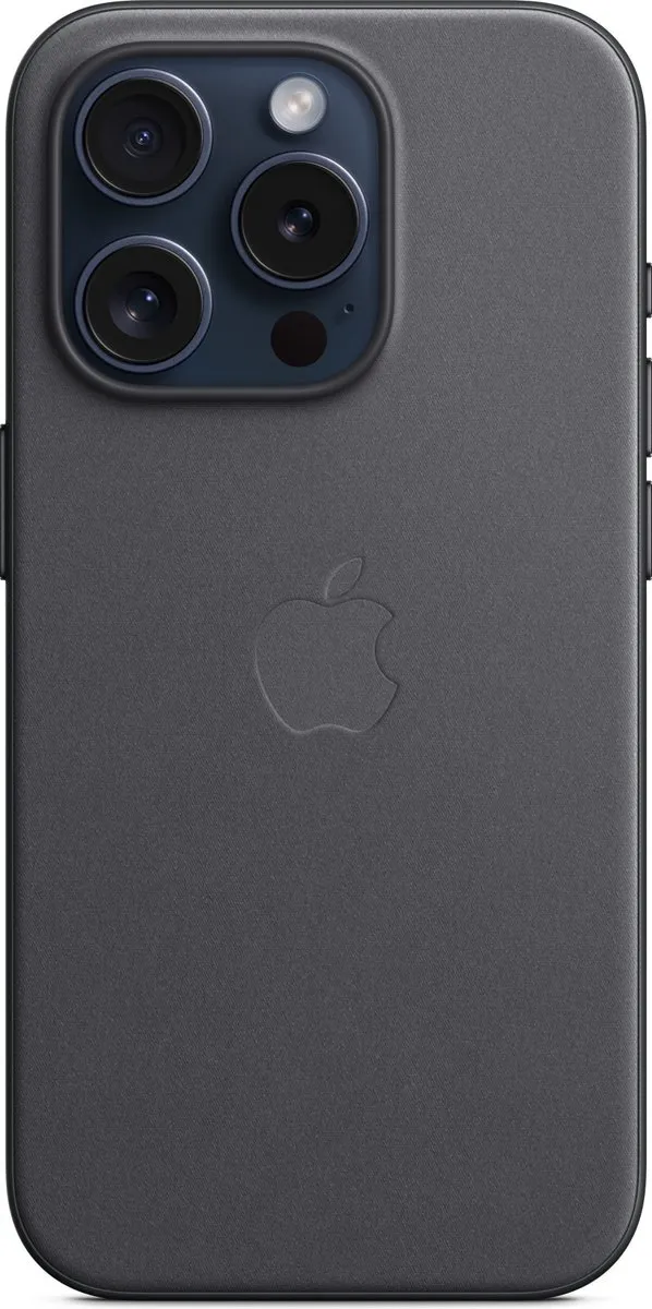 Apple FineWoven Hoesje iPhone 15 Pro - Zwart - MT4H3ZM/A