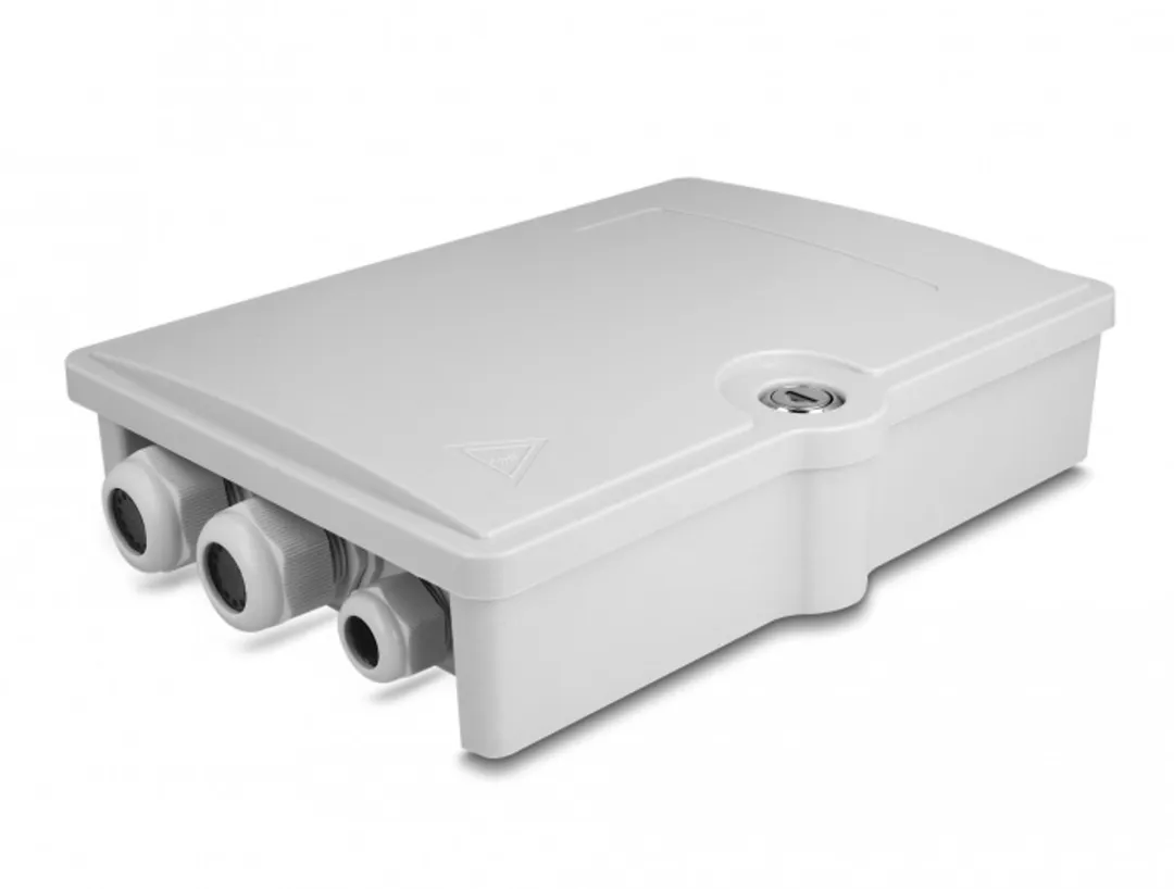 Delock Glasvezelverdelingskist 87900 - 6 Port IP55 - Wit