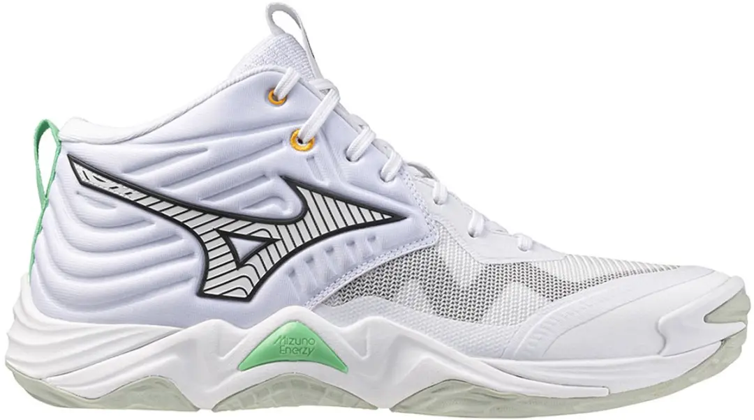 Mizuno Wave Momentum Elite Mid Indoor Sportschoenen Wit EU 44 1/2 Man,Vrouw