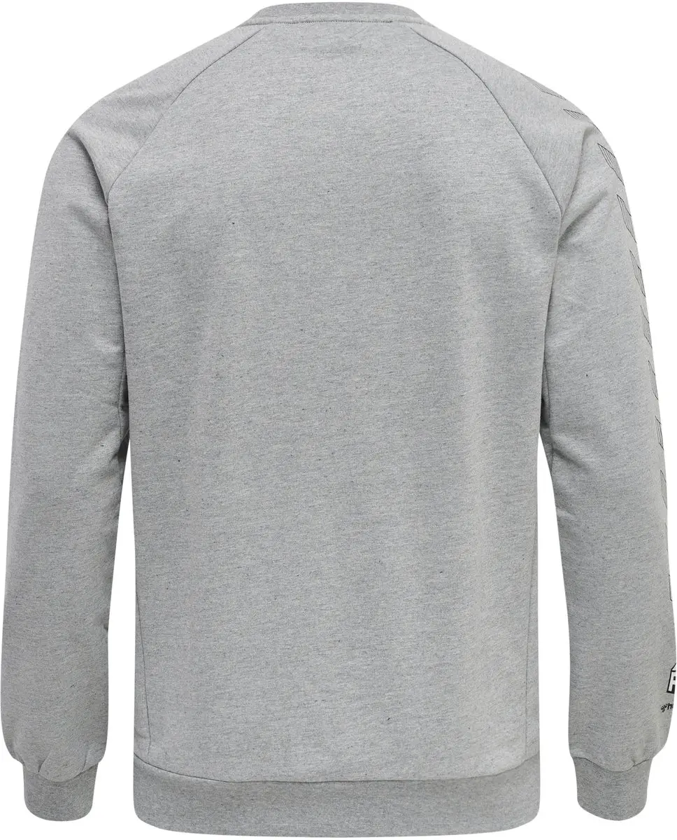 hummel Move Grid Katoenen Sweatshirt - Grey Melange - afbeelding 3 van 6