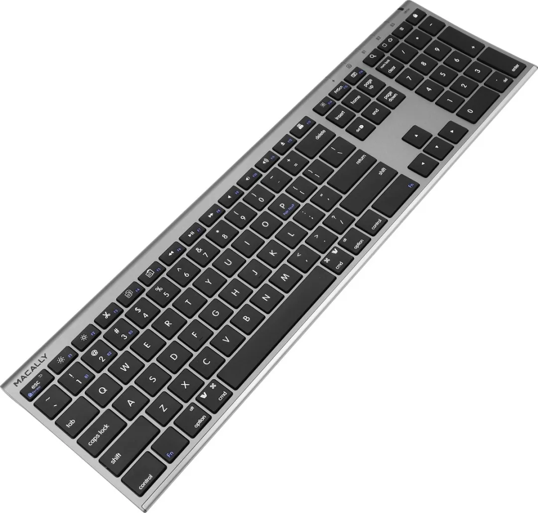 Macally ACEBTKEYSG Draadloos Bluetooth Toetsenbord - US QWERTY - Spacegray - afbeelding 6 van 6