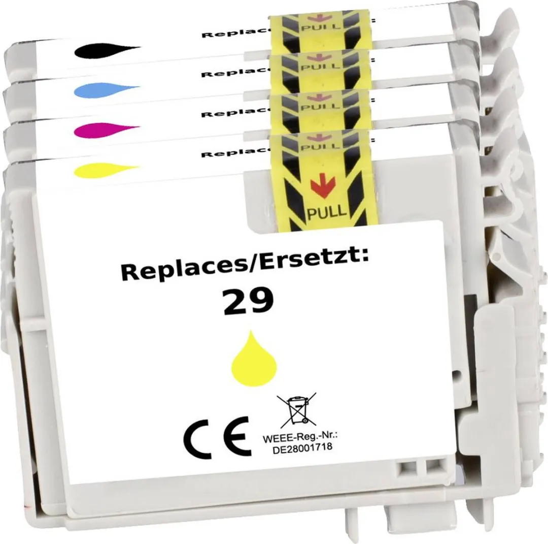 Renkforce Inktcartridge RF-5705460 - Zwart/Cyaan/Magenta - 3 Stuks