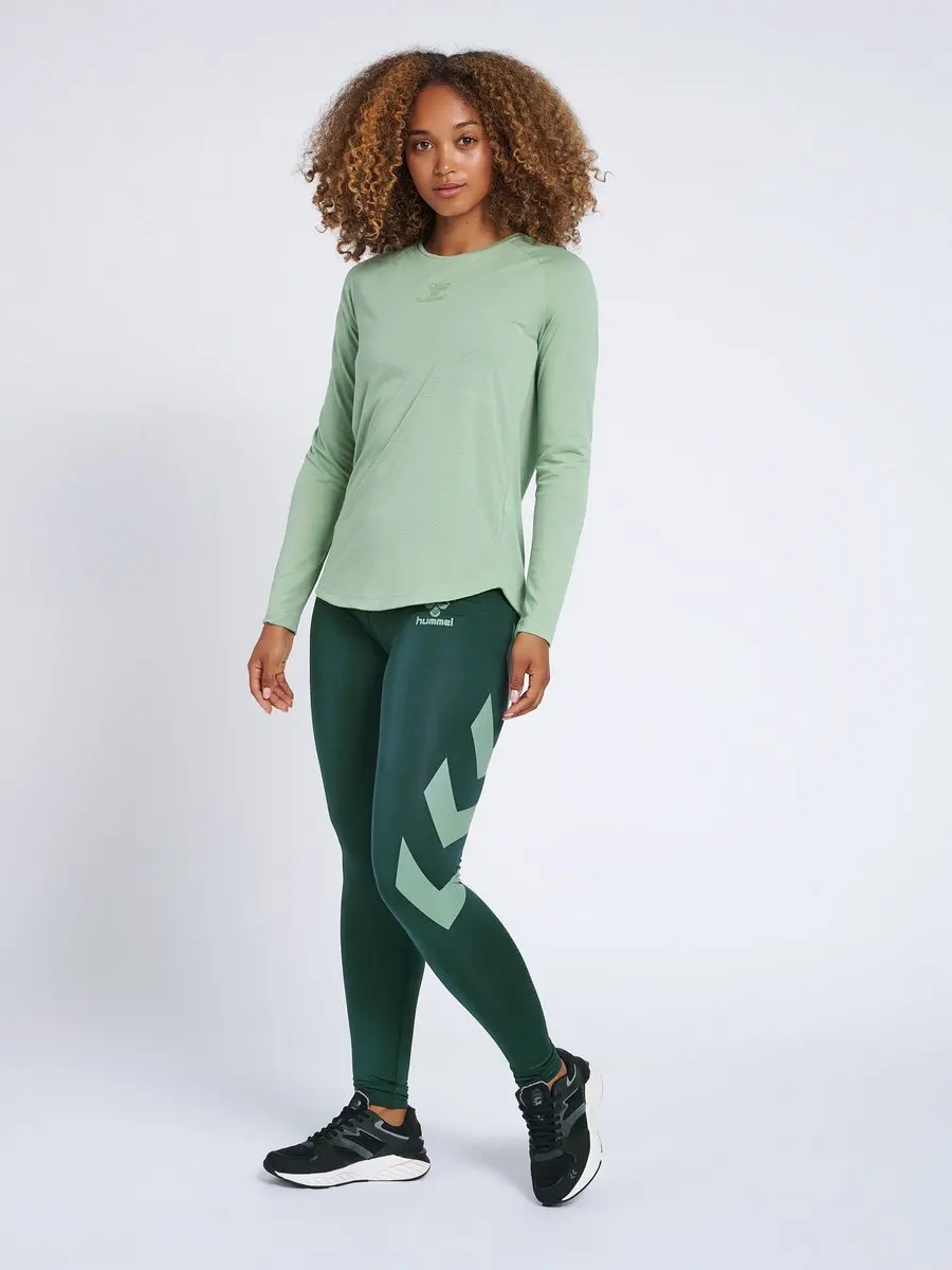 Hummel Paris Dames Legging - Darkest Spruce - XS - afbeelding 6 van 6