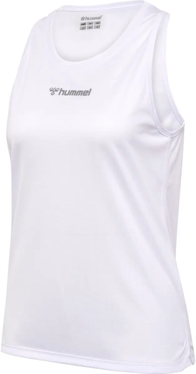 Hummel Damen T-Shirt Hmlrun Singlet S/L Woman White-XL