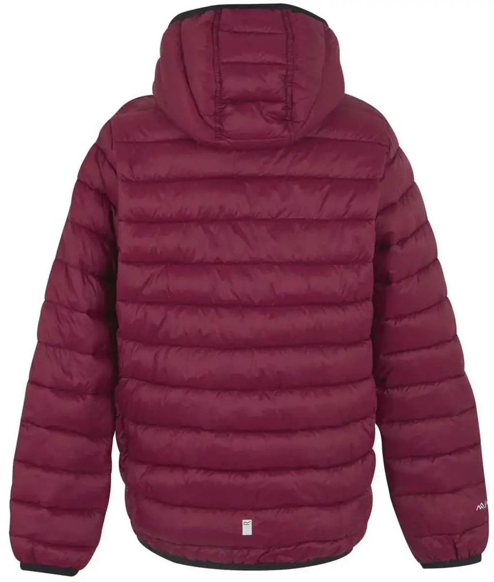 Regatta Marizion Kinderjas met Capuchon - Dark Pimento/Tangerine Tango - 152 - afbeelding 3 van 6