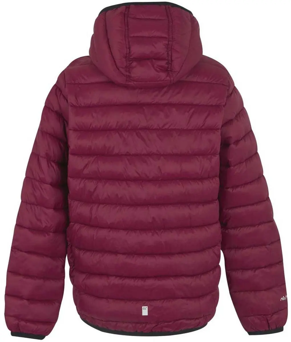 Regatta Marizion Kinderjas met Capuchon - Dark Pimento/Tangerine Tango - 152 - afbeelding 2 van 6