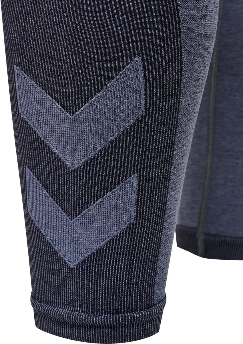 hummel TE Mike Legging - Black/Asphalt Melange - afbeelding 4 van 4