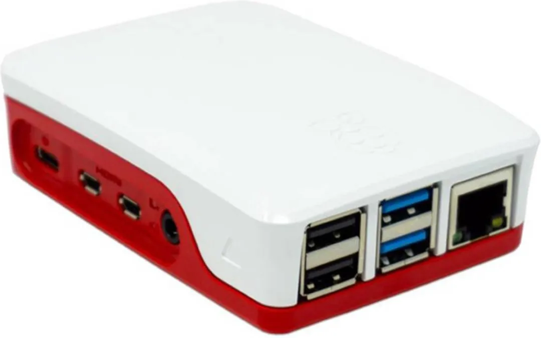 Raspberry Pi 5 Behuizing SC1159 - Rood/Wit