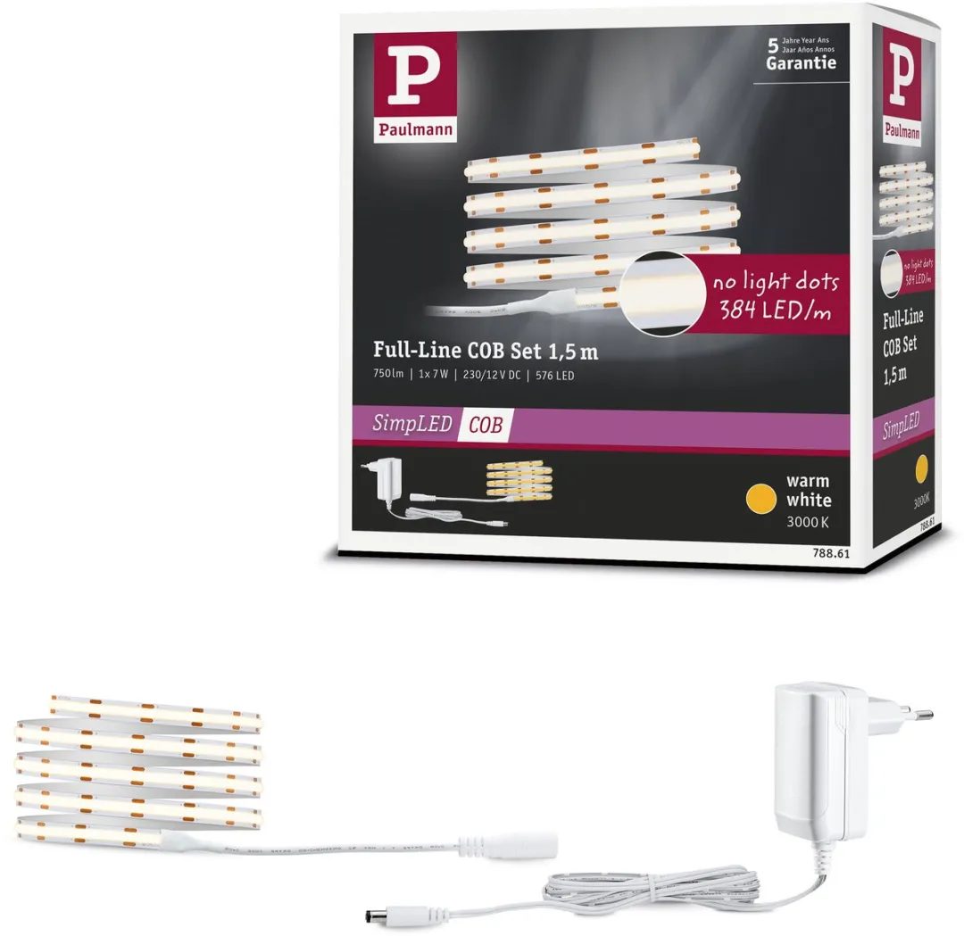 Paulmann SimpLED LED Strip Full-Line COB 1,5m 7W