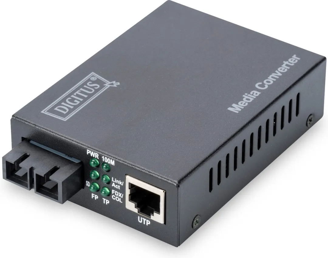 Digitus DN-82021-1 Netwerk Mediaconverter SC Duplex 100 Mbit/s