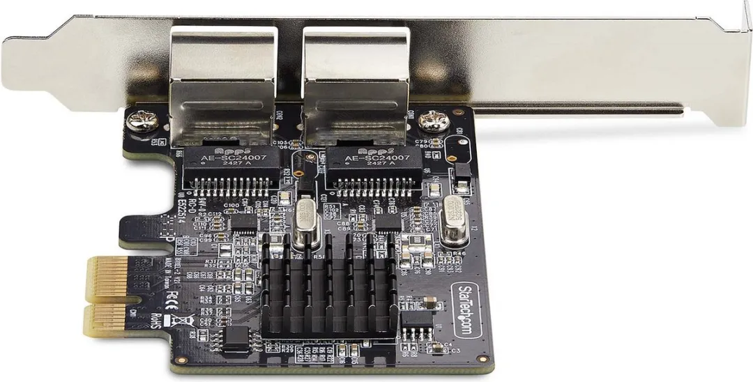 Startech ST1000SPEXD4T PCIe Ethernet Adapter 4 Poorten - 1Gbps - Zwart - afbeelding 6 van 6