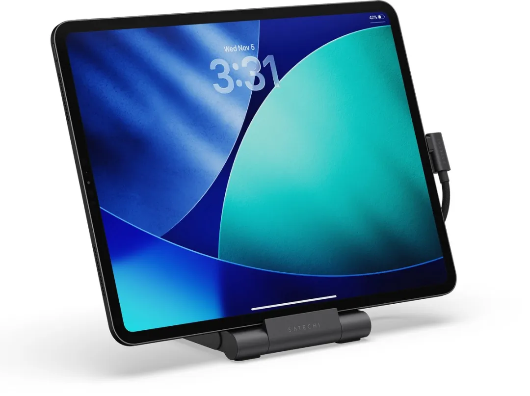 Satechi ST-GOTGFC OntheGo Inklapbare Stand Hub - 4K@60Hz HDMI 100W USB-C - Zwart