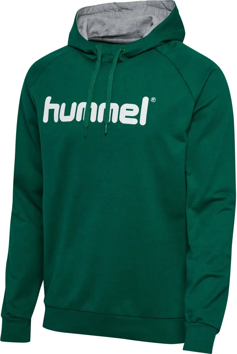 hummel Cotton Logo Hoodie - Evergreen - afbeelding 2 van 6