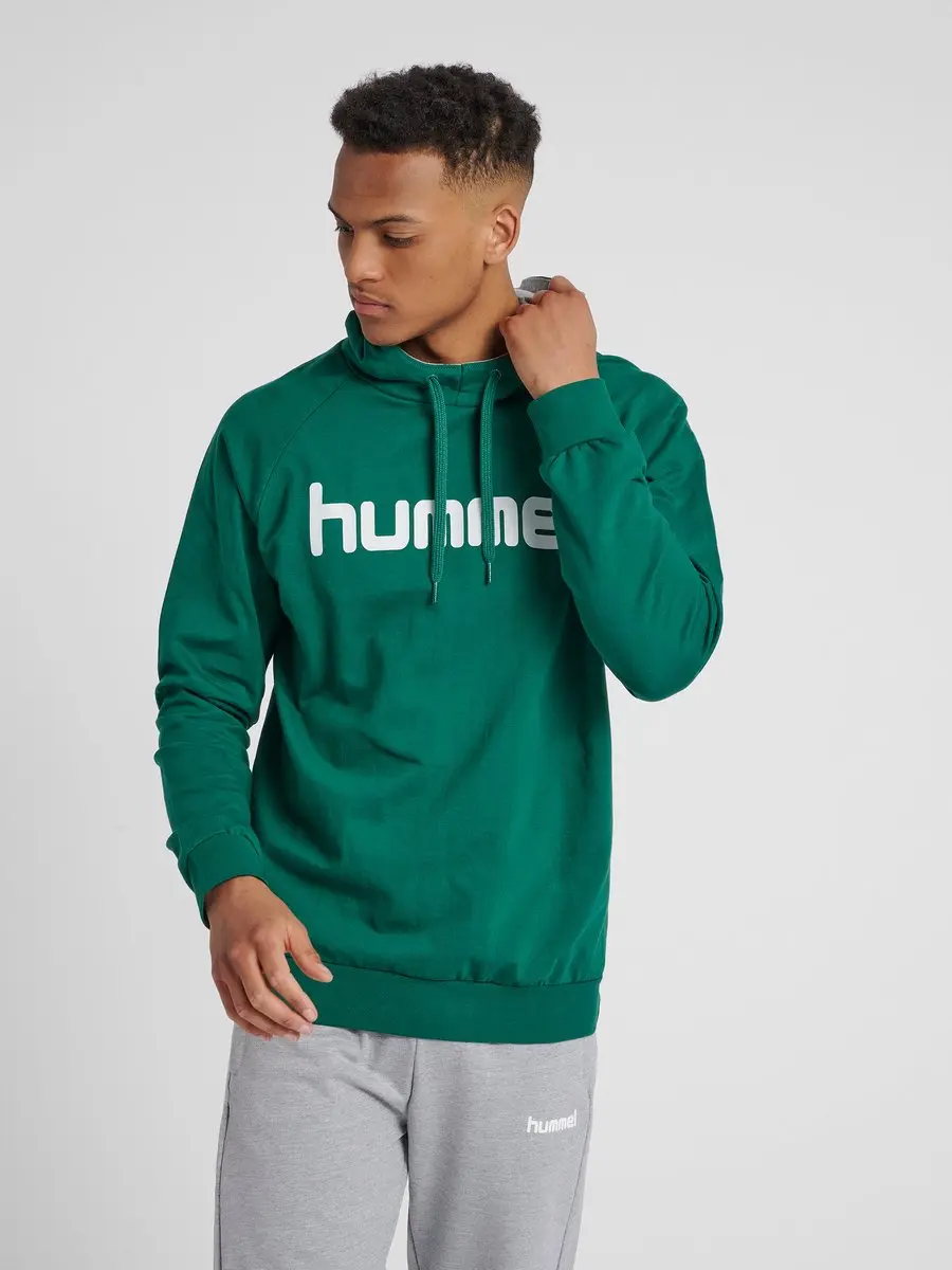 hummel Cotton Logo Hoodie - Evergreen - afbeelding 5 van 6