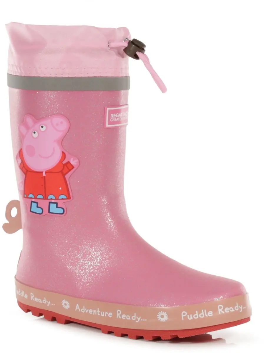 Regatta Peppa Pig Regenlaarzen Kinderen - Roze - Maat 23 - afbeelding 2 van 6
